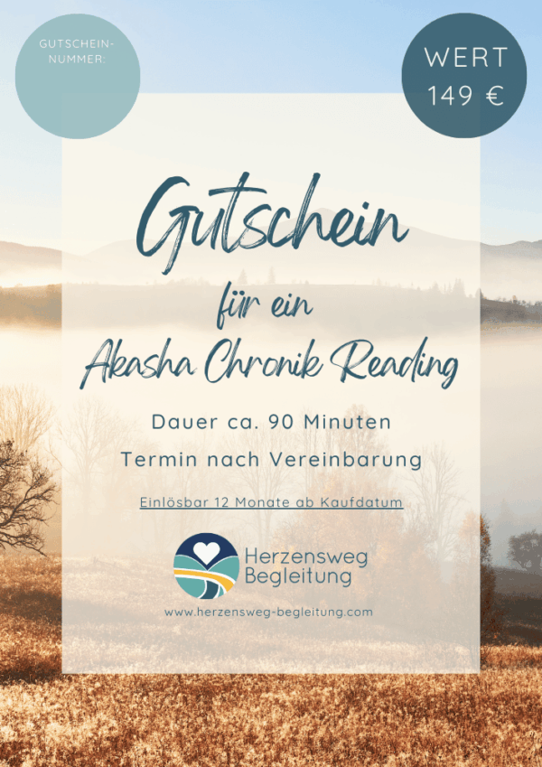 Akasha Chronik Reading Gutschein